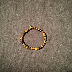 Red & Yellow Tigers Eye Bracelet